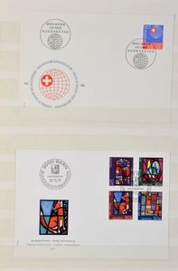 1939/2000 Samenstelling 136 brieven en of kaarten, w.o. Zwitserland, Duitsland, Groot-Brittannië, enz., zm/m/ntz