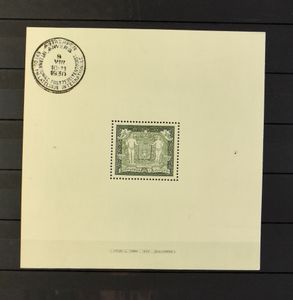 1924/1960 Samenstelling blokken in insteekboek, w.o. BL 2 * (gomplooi), BL 3 *, BL 4A ** (2x), 27/28 *, 29 ** (8x), 30 **, zm/m/ntz