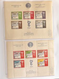 1920/1973 Verzameling HK, speciale stempels, poststukken, BL 46 ongetand, in 2 albums, zm