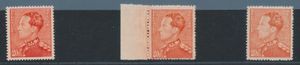 N° 435, 435A en 435Aa '20F oranje, helderoranje en bleekoranje', zm (OBP € 723)