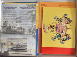 TELEKAARTEN: 13 stuks boten en Lucky Luke, beperkte oplage (1000 stuks)