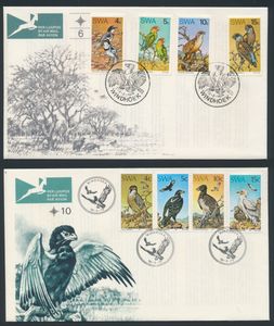 Afrique du Sud, grande quantité, FDCs incluant Afrique du Sud, Swaziland, Rhodésie, Zambie, Lesotho, Botswana, beau thème, tb (Haute valeur du timbre)
