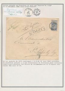 Sammlung von Dokumenten feinen Bart, mit einer großen Vielfalt wie, Express, Steuern, Stempel (Telegraph - Eisenbahn - Büros ...) Insgesamt 43 Stücke, alle auf Blätter gelegt und einwandfrei beschrieben, einwandfrei.
