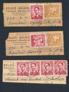 Samenstelling van 21 leger brieven (1955/71) gefrankeerd merendeel met type Marchand Boudewijn zegels w.o. enkele met 