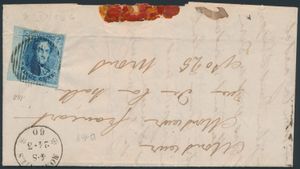 N° 11, volrandig (met bladboord), afst. D. 104 Momignies, mooi (OBP € 20 + Coba € 30)