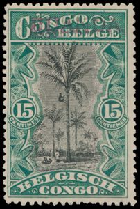 N° 10 B/12 B and 14 B, with overprint 'Ruanda' from Le Havre, 50 cent. perforation 15, the other 14, with certificate, vf (OBP € 444)