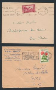 1900/1965, ca 140 poststukken en ook wat zegels postfris, zm/m/ntz.