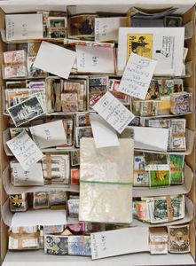 Accumulation 13,732 stamps various European countries, vf/f. 