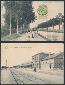 Hasselt,belle composition paysages urbains (6 pièces)