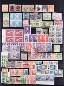 1904/2009 Stock en classeur, y compris de nombreuses séries complètes, Postfaerge, tb 