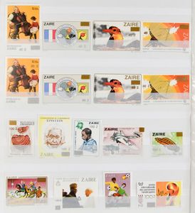 Rep. Congo, Zaïre, Democratie Rep. Congo, very nice collection full sets and mini sheets in 3 stockbooks, many thematics, vf/f