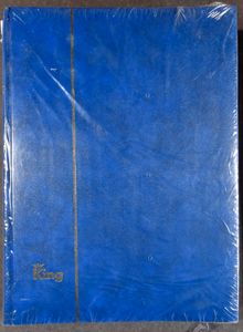 King, stockbook, white pages, still in package