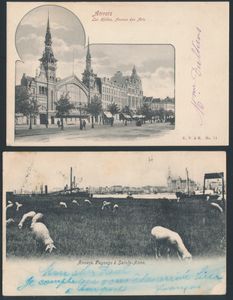 Diverses vues, toutes les cartes anciennes sauf 7 (+/-500 pièces)