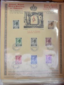 1938/2020 Verzameling Koningshuis, waarbij ZK, HK, FDC, literatuur, Milleniummap, zm/m