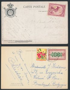 1930/1960 Small lot of illustrated postcards and stationery, most having travelled, vf/f/to be checked