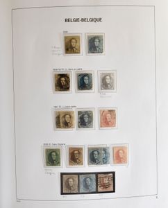 1849/1949 Verzameling met goede waarden en reeksen in Davo album, doch in gemengde kwaliteit, ook variëteiten aanwezig, zm/m/ntz