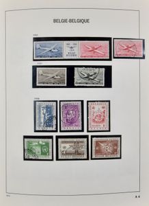 1870/1996 LP, dienst, TX, TG, BZ, SP, dagblad, preo's, KP, in Davo album, zm/m/ntz