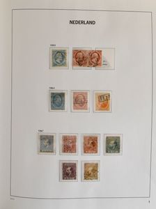 1852/1989 Collection en 3 albums Davo bien remplis avec des timbres de meilleure qualité, qualité mélangée, jusqu'à 1950/1960 timbrés ou oblitérés, tb/b/à voir