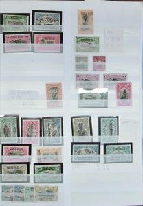 Belgian Congo, Ruanda Urundi, 1886/1960, nice collection in Victoria album with 