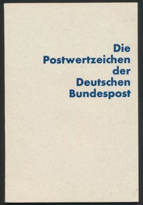 1966, Minister Yearbook 2° numbers issued with illustrations and stamps v/d unadopted designs, as per Sauer handbook €1,500, very rare, vf.
