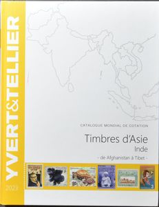 Yvert catalogues Asia Inde (2023), Middle East (2021) and Europe volume 5 (2021)