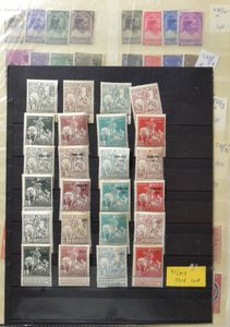 1849/recent, duizenden zegels diverse uitgiften in 8 boeken en enkele bladen, zm/m/ntz