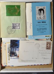 SCOUTISME : Petite accumulation variée de FDC, lettres aériennes, etc. (71 pièces) à voir.