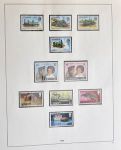 1958/2000 Collection in 2 Safe preprint albums, 1991 year folder extra, vf