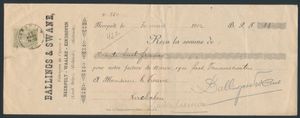 Forschungssammlung von Abarten feiner Bart auf Fragment, GS und Briefe, 100 Exemplare, Fehldruck ist schön markiert, einwandfrei/schön/zu kontrollieren
