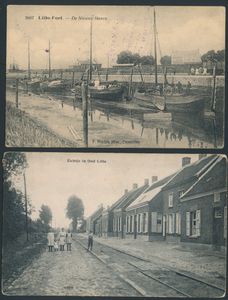 Lillo, y compris vue sur le moulin, tout Hoelen (6 pièces)