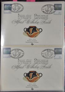 1990/2004 Voorraad HK, FDS, in map w.o. grijze- en groene kaart, Finch (2x), enz., zm/m