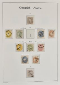 1850/1921 Sammlung im Leuchtturm-Album, inkl. Strafporto, etc., einwandfrei/schön/zu kontrollieren (Hoher Katalogwert)