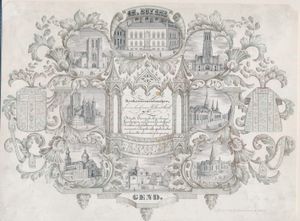 Gand, fabricant d'ornements d'église (1 pièce)