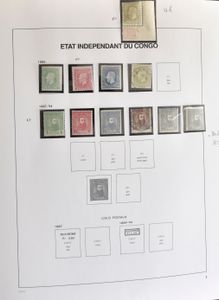 Belgian Congo + Ruanda Urundi, 1886/1959 Collection in Davo album, nice values and sets such as 5, 11/13 **, Goutte de lait **, Stanley **, PA, TX + stockbook with doubles, vf/f/to be checked