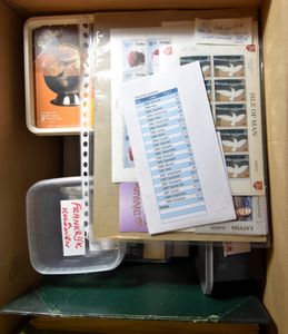 Accumulation of various countries in boxes and album (Belgian Congo), vf/f/to be checked