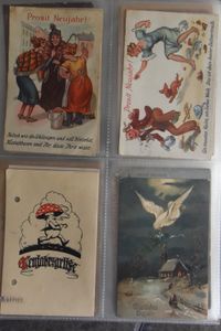 Nieuwjaarskaarten, alle Duitse kaarten (+/- 320 stuks)