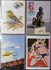 1981/1985 en 1991/2001, verzameming van 746 MK's in 5 albums, zm.