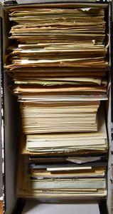 Interesting accumulation +/- 400 postal items Reich and Bund, vf/f.