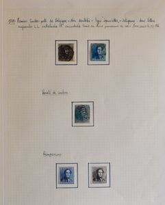 1849/1955, verzameling in album, w.o. klassiek in gemengde kwaliteit, jaren '50*, zm/m/ntz.