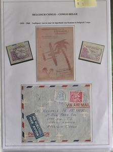 Accumulation of covers, illustrated postcards, picture postcars and entires, with an archive of a soldier on the basis of Kamina on mission in Ruanda Urundi 1959/60, to be studied attentively !