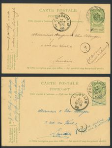 1905/1953 Samenstelling 21 kaarten met diverse stempels, zm