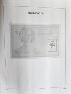 Davo, Belgium, 5 Davo LX albums in cassette, sheets 1849-2003 + B and C + 1 Davo cover and cassette without sheets