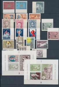 1963/1967 Accumulation 19 sets and 4 souvenir sheets (n° 1329/1332 *), vf (OBP €1,509)