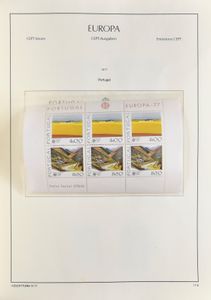 1956/1990 Mooie verzameling in 2 Leuchtturm albums, quasi volledig incl. blokken, zm