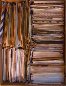 Wereld landen A... Z, ENORME hoeveelheid (1.000den) brieven, FDC's, in 8 dozen, grote verkoopwaarde voor beurs- of internetverkoop, zm/m/ntz.