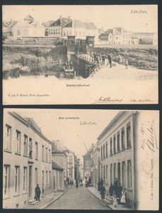 Fort de Lillo, belle vue du village, tout Hoelen (6 pièces)