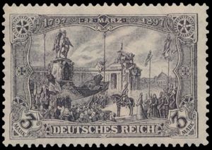 N° 96A-II '1919 Kriegsdruck 3 Mark' vf (Mi € 900)