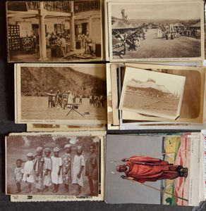 Diverse plaatsen en zichten Belg. Congo zichtkaarten en foto's (57 stuks)