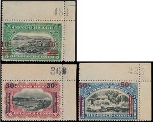 N° 86A, 89A and 90A erreurs de surcharge 