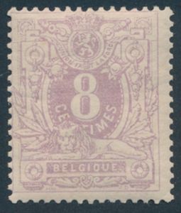 N° 29a '8 cent. violet' very fresh stamp, vf (OBP €230)